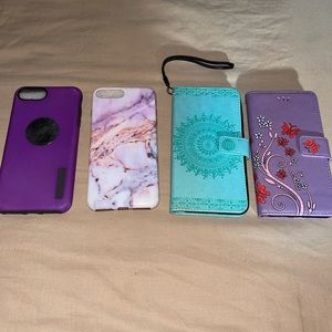 iPhone 6/7/8 plus phone case bundle